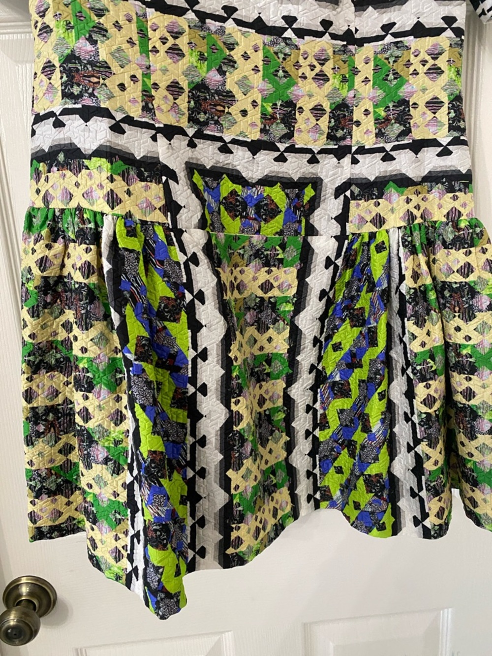 Peter Pilotto Drop Waist Fit & Flare Mini Dress. Size 8 - Picture 8 of 10